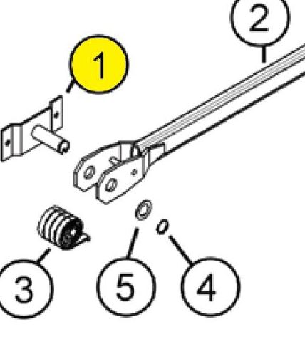 Roll-Rite 45340 | 4-Spring Pivot Pin, Steel | Aftermarket Part