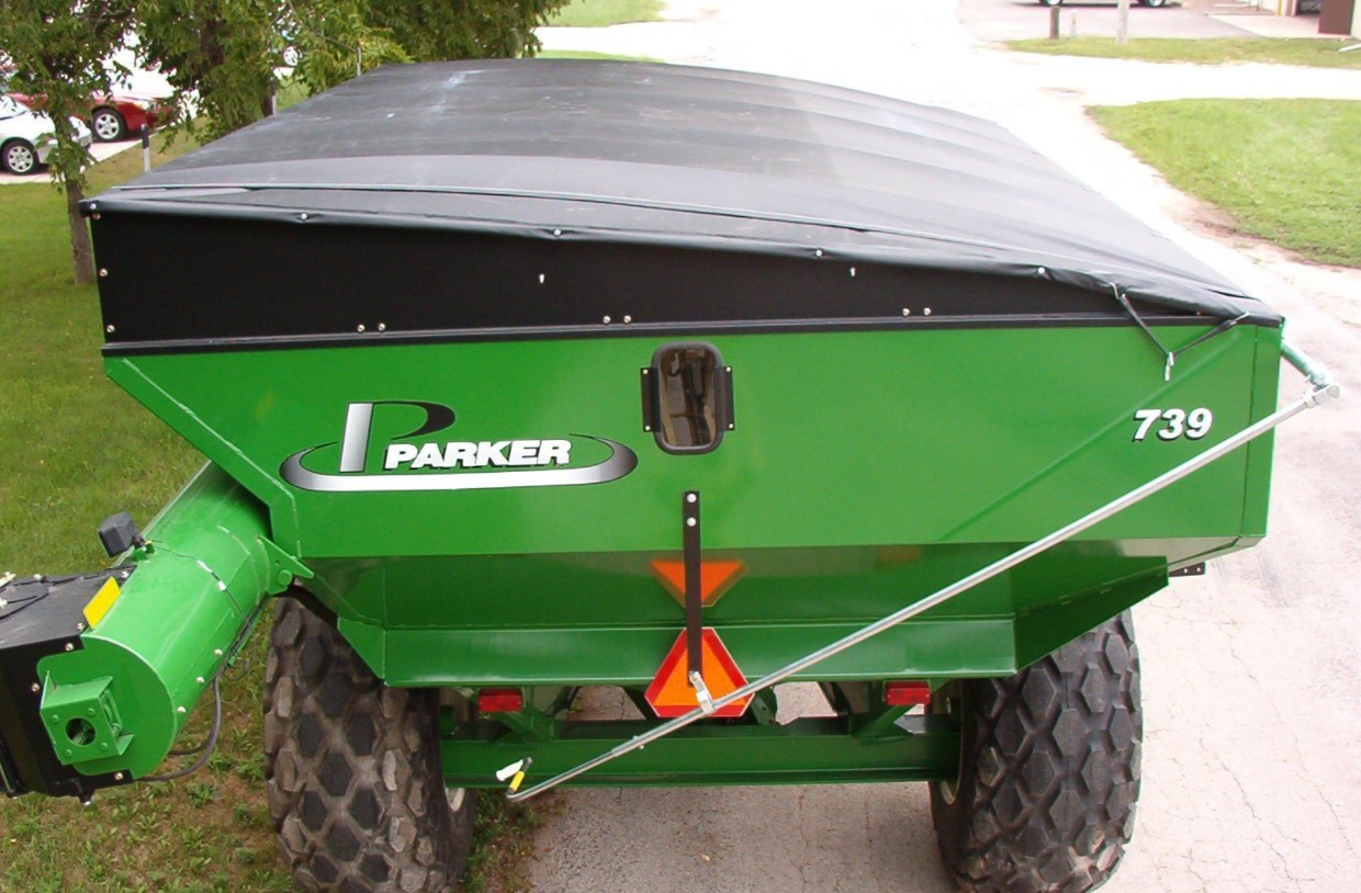 Grain Cart Premium Roll Tarp System - 12 wide, 26 long
