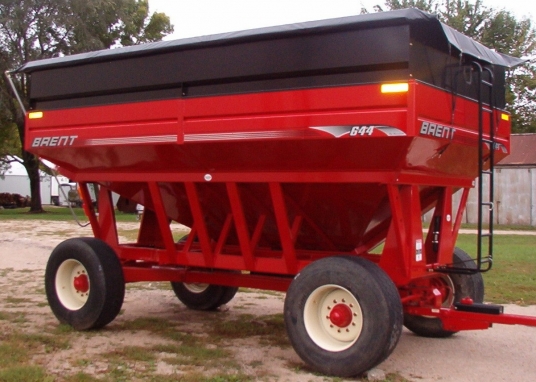 Grain Wagon Economy (Strap Down, No End Caps) Roll Tarp System - 7-86" wide, 169" long