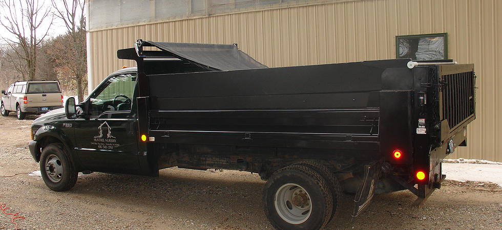 Manual Cab Level Crank Tarp System with Pull Bar, Adjustable Axle, and Wind Deflector  (US Tarp 13396-A)