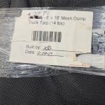8' x 18' Mesh Dump Truck Tarp