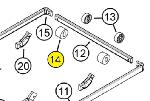 Roll-Rite 15369 | Rubber Tarp Centering Flange (each) | Aftermarket Part