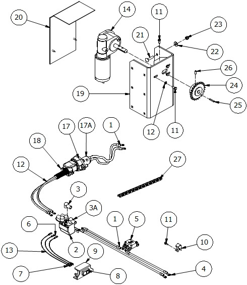 Michel's (OEM) Chain Drive / Rocker Switch Control Components