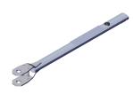 Roll-Rite (OEM) 102267 Pivot Tube, Long Base w/Side plates and Set Screws for Side Dump w/4 spring Knuckle