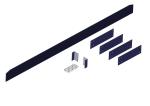 Roll-Rite (OEM) 103957 Wind Deflector, Plastic Wind Deflector Kit for Transfer Trailers