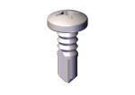 Roll-Rite (OEM) 18140 Screw, 1/4 x 3/4 Pan Phillips self Drilling