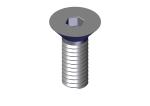 Roll-Rite (OEM) 18212 Screw, B5/16 x 7/8 Flat Head Socket Cap Screw Alloy