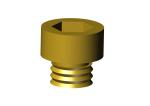 Roll-Rite (OEM) 18313 Screw, Drive Gear Set Screw Grade 8 Yellow Zinc