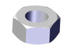 Roll-Rite (OEM) 18630 Nut, 1/2 Plain Nut