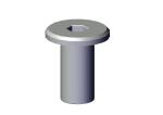 Roll-Rite (OEM) 18719 Nut, 1/4-20 Cap Conn Nut Clear Zinc - Post bolt for 90 degree corners