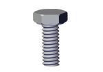 Roll-Rite (OEM) 18729 Screw, 1/4-20 x 5/8 Hex Cap Screw Grade 5 Zinc DOM