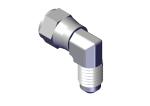 Roll-Rite (OEM) 39297 Adapter, 90 #4 Male tube to #4 37° female swivel