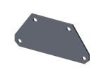 Roll-Rite (OEM) 46751 Plate, Triangular Sliding Pivot Mounting Plate (Each)