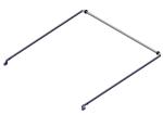 Roll-Rite (OEM) 76710 Bow Set, Tension Bow 98 Wide Top Tube w/ 98 Side Arms