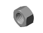 Agri-Cover 10902 3/8 Zinc Plated Rev-Lock Hex Nut