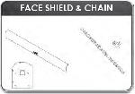 Mountain K0704 Extruded Face Shield 102, Standard Smooth (Face Shield Only)