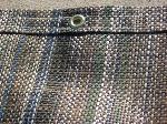 8' x 28' Heavy Duty Reinforced Mesh Auto Straight Tarp for Roll-Off Tarp Systems