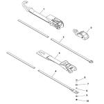 1120301 Shur-Co (OEM) Stainless Ridge Strap Kit w/Hook - 1 x 10'