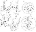 1124784 Shur-Co (OEM) EOF PC 6 Offset Tarp Stop w/Hdw