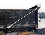 Dump Truck Tarp System - Electric STEEL 4 Spring Tarp Kit for Beds Up to 20' (Width Under 94)