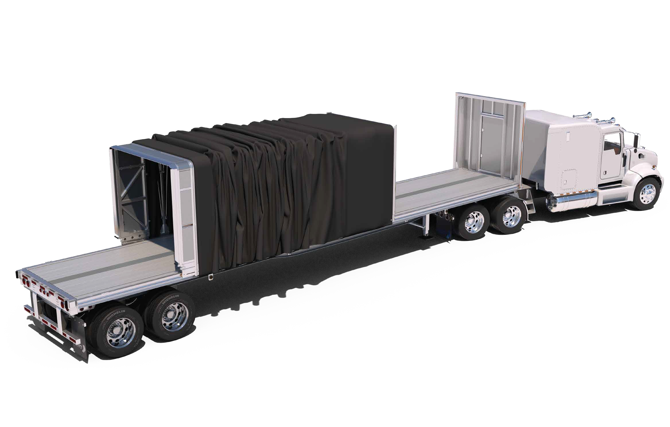 Aero Conestoga Rolling Flatbed Tarp System
