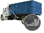 Aero Easy Cover Model 850 ROC Tarp System for Roll-off Containers 15' to 19', w/ Fixed Undermount Pivot, Adjustable Gantry