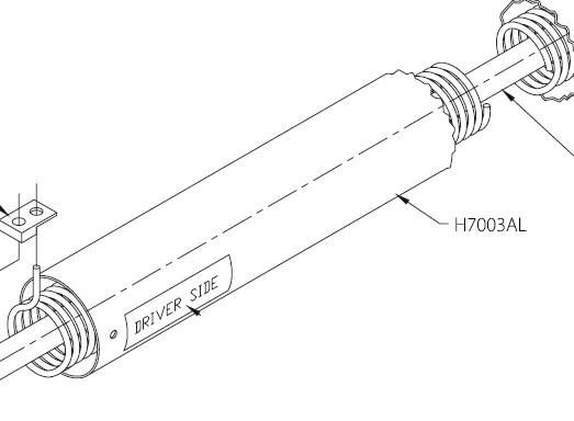 Pioneer H70003AL Tarp Roller Tube Housing | Carolina Tarps